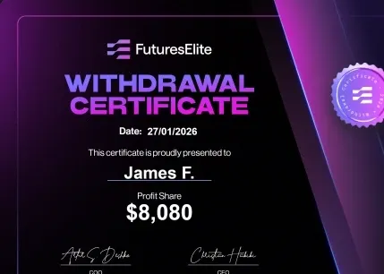 James F payout certificate, $8,080